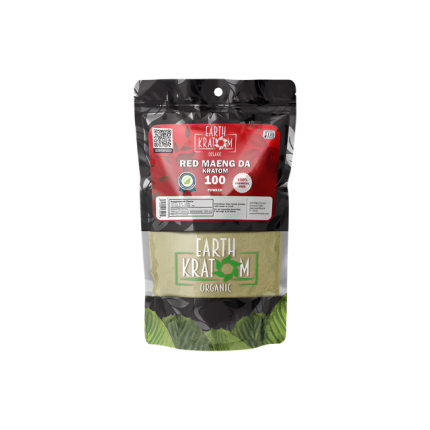 EARTH KRATOM POWDER 100G - MAENG DA RED VEIN - Seven Tech