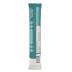 Teal and white package on a white background