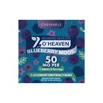 7 O'Heaven 1ct 7OH Tabs Blueberry Moon 50mg Per Tablets - Seven Tech