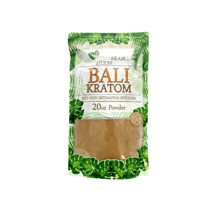 REMARKABLE HERBS KRATOM POWDER 20OZ - BALI RED VEIN - Seven Tech