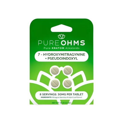 Pure Ohms 4ct 7OH + Psuedoindoxyl Tabs 30mg per Tablet - Seven Tech