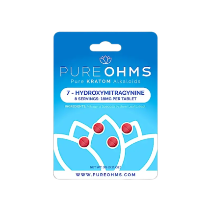 Pure Ohms 4ct 7OH Tabs Berry Bliss 18mg per Tablet - Seven Tech