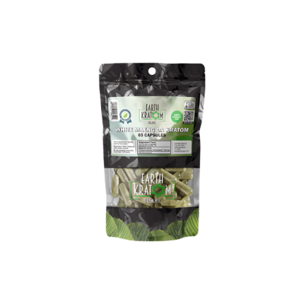 EARTH KRATOM CAPSULES 65CT - MAENG DA WHITE VEIN - Seven Tech
