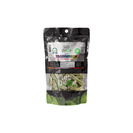 EARTH KRATOM CAPSULES 65CT - TRAINWRECK - Seven Tech