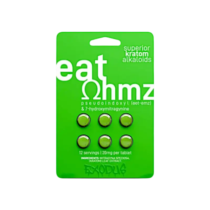 Eat OHMZ 6ct 7OH Tabs Exodus Extract Green Pseudo+7OH 20mg per Tablet - Seven Tech