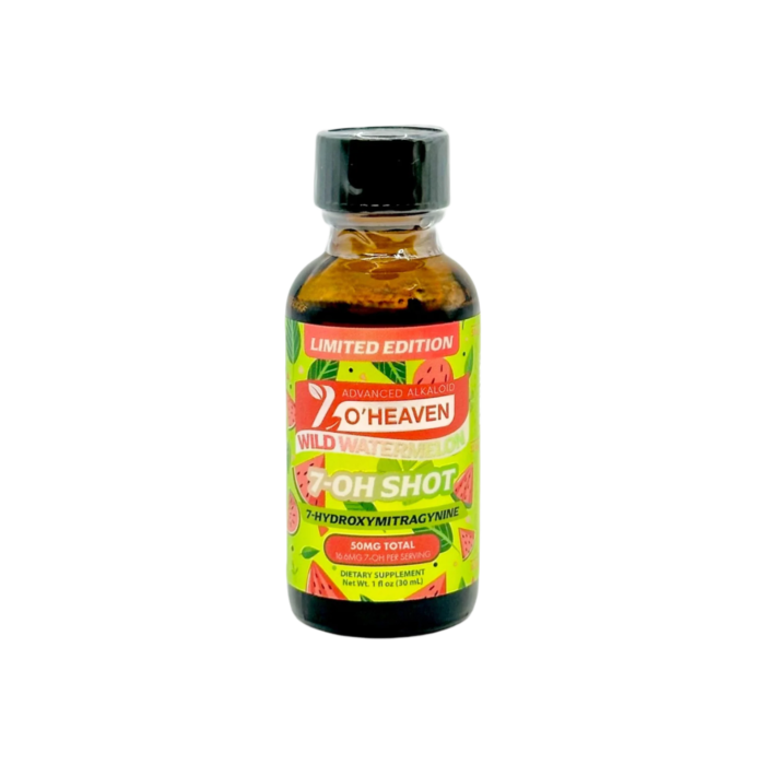 7 O'Heaven 7-Hydroxymitragynine Shot Wild Watermelon 50mg - Seven Tech