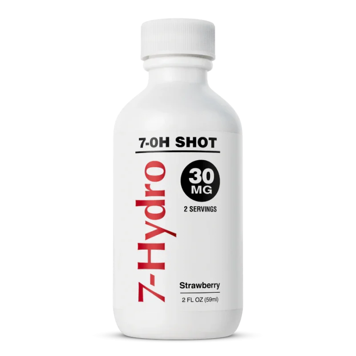 Real Botanicals 7-Hydroxymitragynine Strawberry Liquid Kratom Extract Shot 30mg - Seven Tech