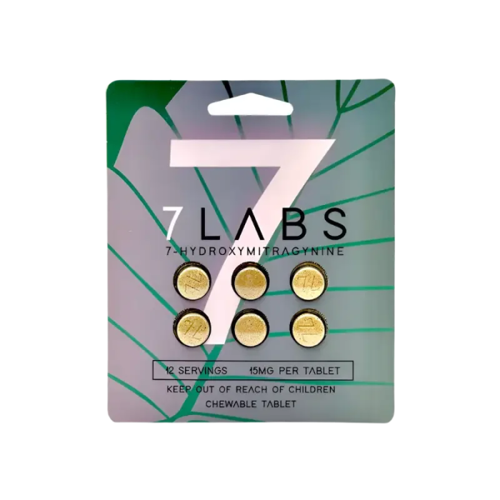 7 Labs 6ct 7OH Chewable Tabs 15mg Per Tablet - Seven Tech