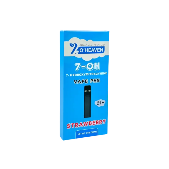 7 O'Heaven 1ct 7OH Strawberry Vape Pen 100mg - Seven Tech