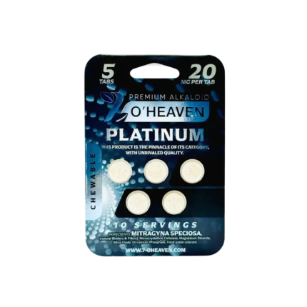 7 O'Heaven 5ct 7OH Platinum Chewable Tabs 20mg Per Tablet - Seven Tech