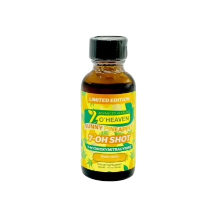 7 O'Heaven 7-Hydroxymitragynine Shot Sunny Pineapple 50mg - Seven Tech