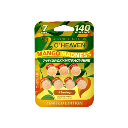 7 O'Heaven 7ct 7OH Mango Madness Tabs 20mg Per Tablet - Seven Tech