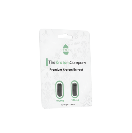 THE KRATOM COMPANY CAPSULES 2CT / 1.3G / 100MG - PREMIUM KRATOM EXTRACT - Seven Tech