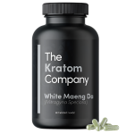 THE KRATOM COMPANY CAPSULES 500CT / 14.4OZ / 500MG - MAENG DA WHITE VEIN - Seven Tech
