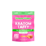 HAPPY HIPPO KRATOM TAFFY 6CT 20MG - TOFFEE - Seven Tech
