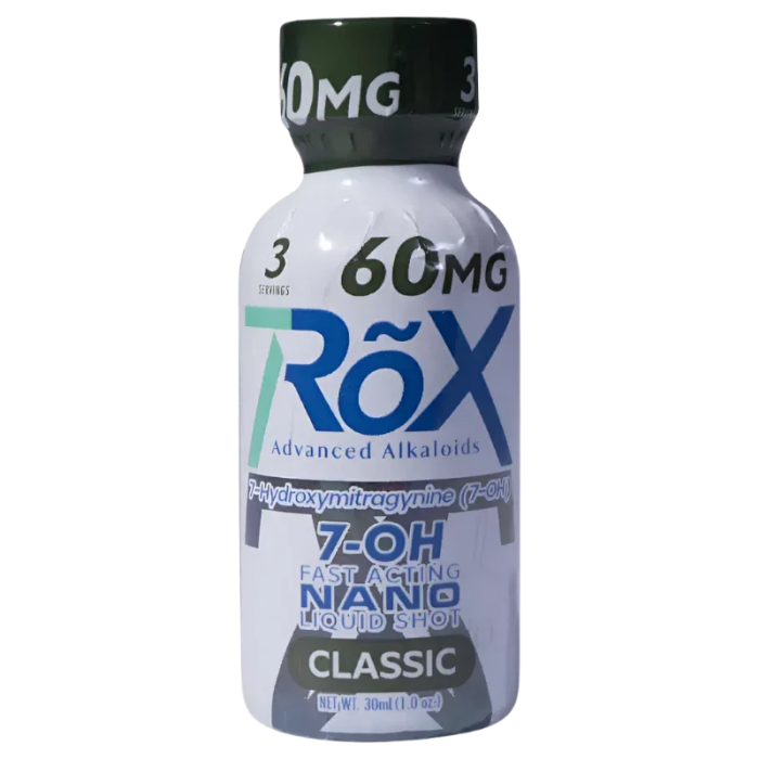 7Rox 7-Hydroxymitragynine Classic Kratom Extract Shot 60mg - Seven Tech