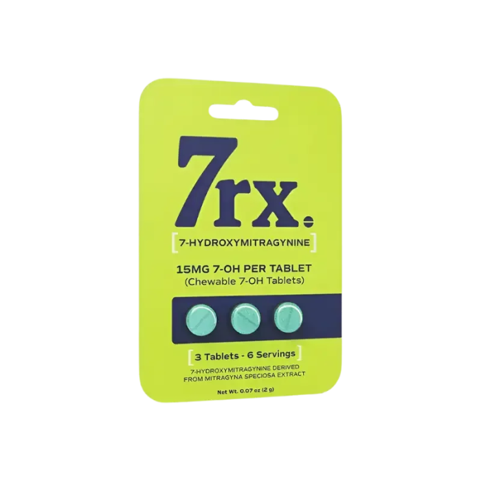 7rx 3ct 7OH Chewable Tabs 15mg per Tablet - Seven Tech