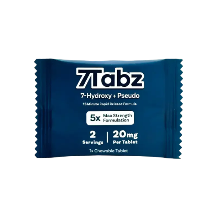 7Tabz 1ct 7OH + Pseudo Tabs 5x Strength 20mg per Tablet - Seven Tech