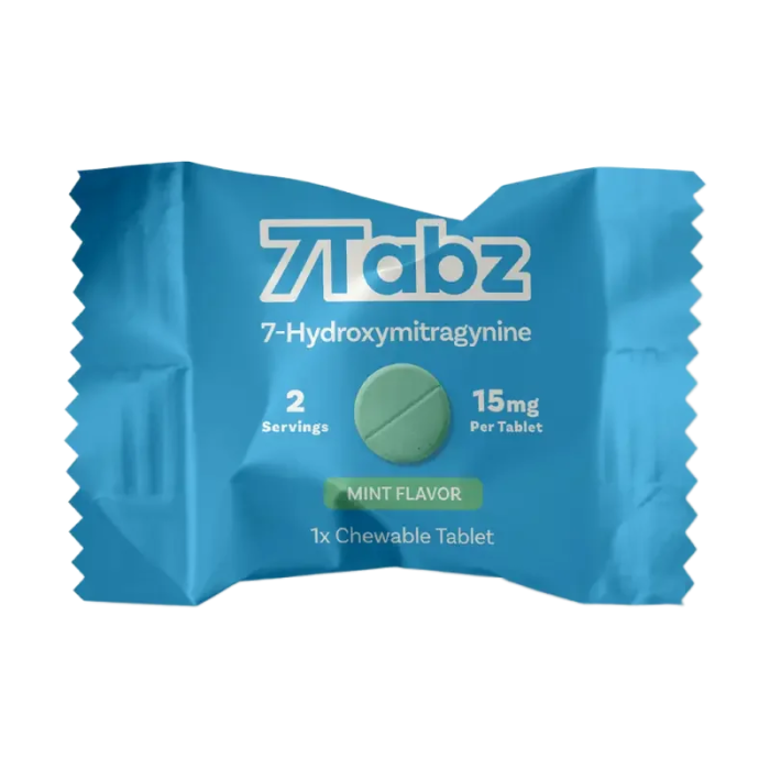 7Tabz 1ct 7OH Chewable Tabs Mint 15mg per Tablet - Seven Tech