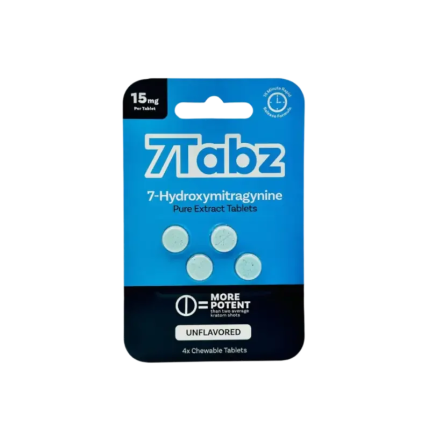 7Tabz 4ct 7OH Chewable Tabs Regular Unflavored 15mg per Tablet - Seven Tech