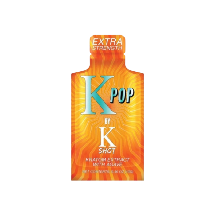 K SHOT K POP GEL PACKS 13G 100MG - KRATOM+AGAVE EXTRA STRENGTH - Seven Tech