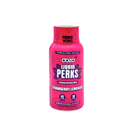 Dozo Perks 7 Hydroxymitragynine Liquid Shot Strawberry Lemonade 40mg - Seven Tech