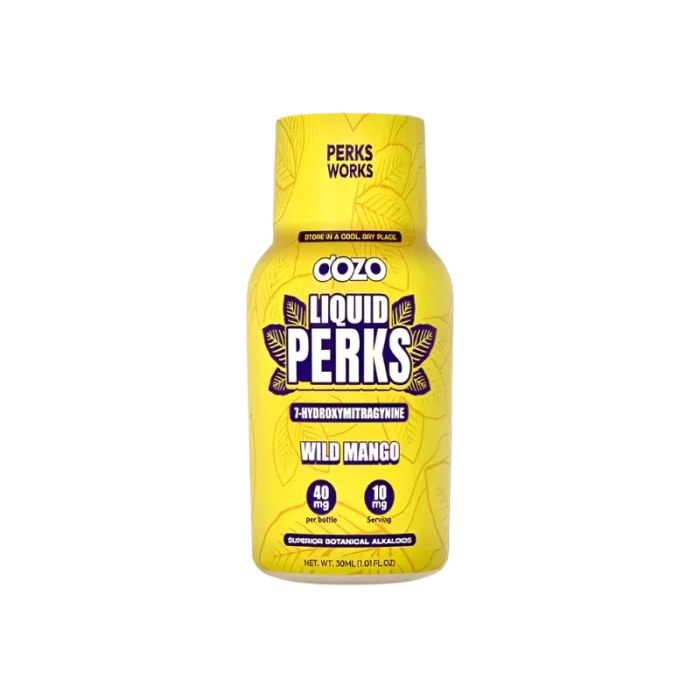 Dozo Perks 7 Hydroxymitragynine Liquid Shot Wild Mango 40mg - Seven Tech