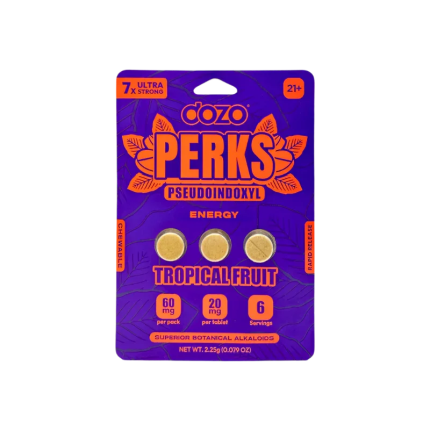 Dozo Perks 3ct 7OH + Psuedo Chewable Tabs Tropical Fruit 20mg per Tablet - Seven Tech