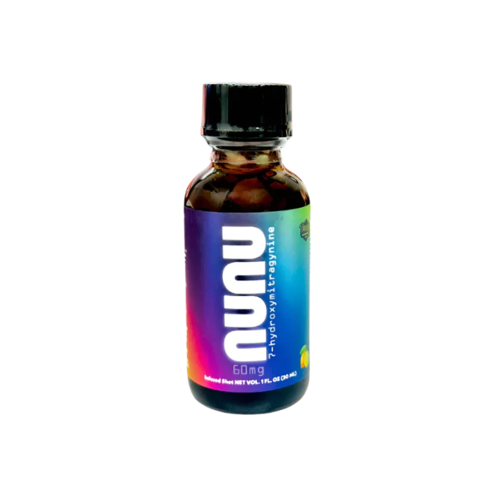 Nunu 7-Hydroxymitragynine Kratom Extract Shot Lemon 60mg - Seven Tech