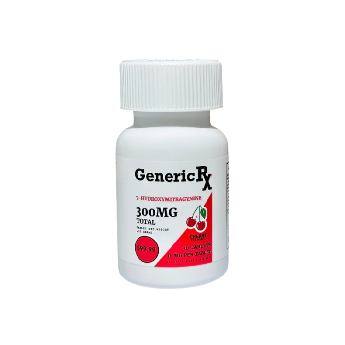 Generic Rx 30ct 7OH Chewable Tabs Cherry 10mg per Tablet - Seven Tech