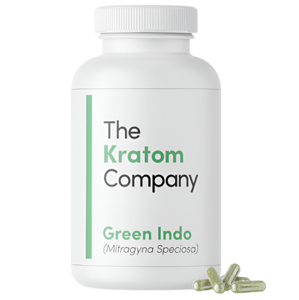 THE KRATOM COMPANY CAPSULES 500CT / 14.4OZ / 500MG - INDO GREEN VEIN - Seven Tech