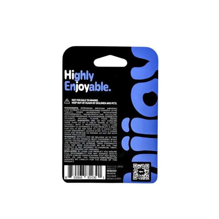 HIJOY 4ct 7OH + Psuedoindoxyl Blue Magic Raz 25mg per Tablet - Seven Tech