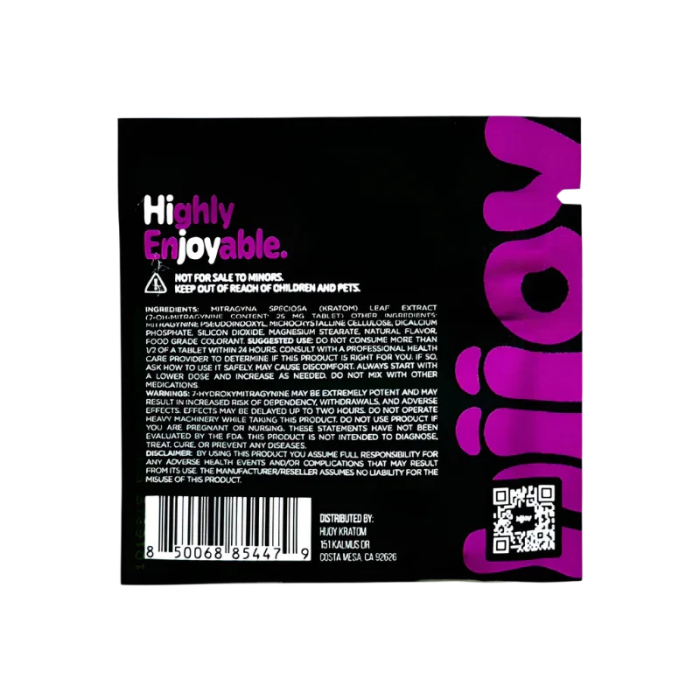 HIJOY 2ct 7OH + Psuedoindoxyl Purple Reign 25mg per Tablet - Seven Tech
