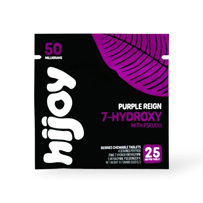 HIJOY 4ct 7OH + Psuedoindoxyl Purple Reign 25mg + 2ct Bundle - Seven Tech