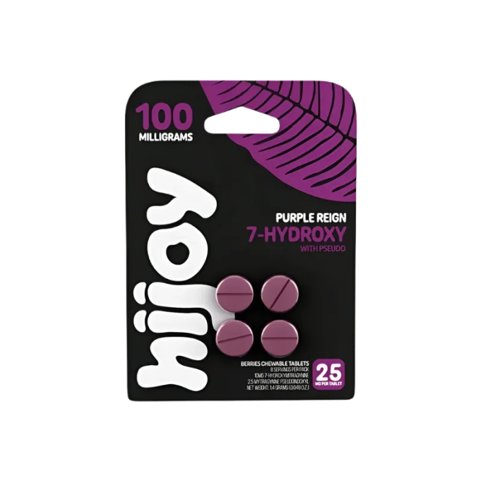 HIJOY 4ct 7OH + Psuedoindoxyl Purple Reign 25mg + 2ct Bundle - Seven Tech