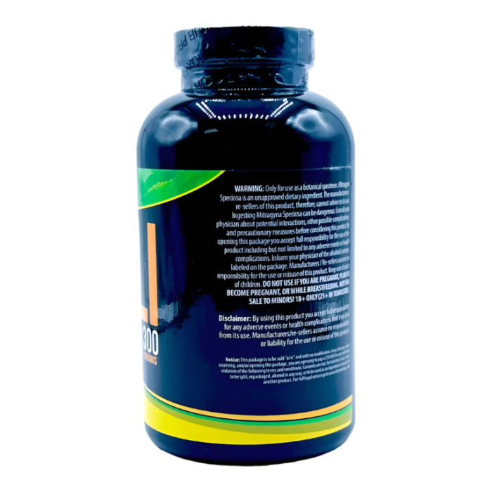 KRATOM KAPS POWDER 300G - BALI RED VEIN - Seven Tech