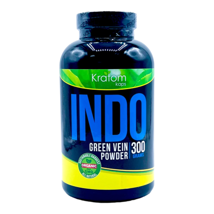KRATOM KAPS POWDER 300G - INDO GREEN VEIN - Seven Tech