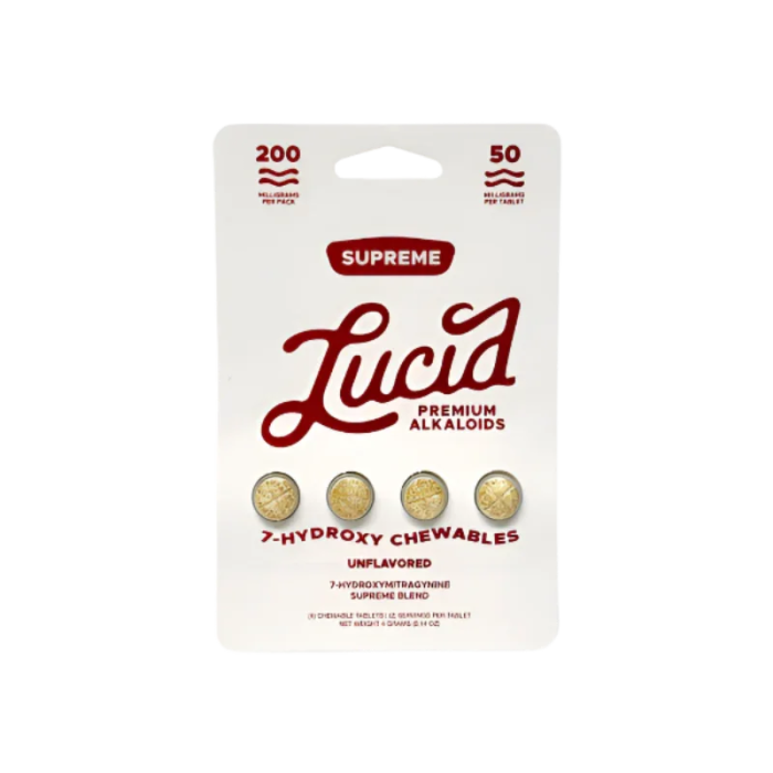 Lucid Supreme 7OH Chewables Tablets Unflavored 50mg Per Tablet - Seven Tech