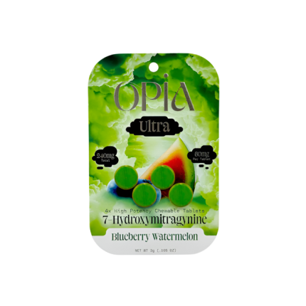 OPIA 4ct 7OH Chewable Tabs Blueberry Watermelon 60mg Per Tablets - Seven Tech
