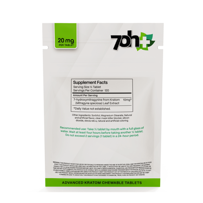**Do not use ** 7OH Plus 7OH Chewable Tabs Original Tablet - Seven Tech