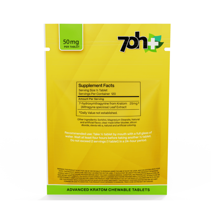 **Do not use ** 7OH Plus 7OH Chewable Tabs Original Tablet - Seven Tech