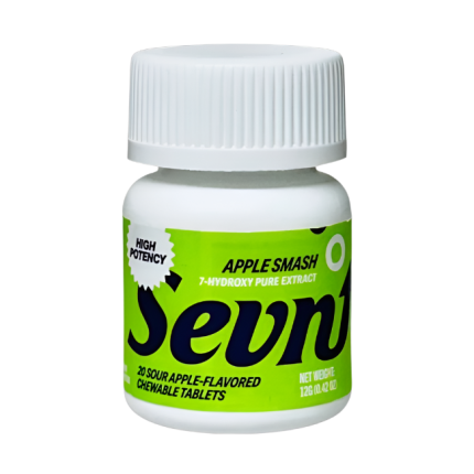 SEVN 20ct 7OH Tabs Apple Smash Sour Apple 40mg Per Tablets - Seven Tech