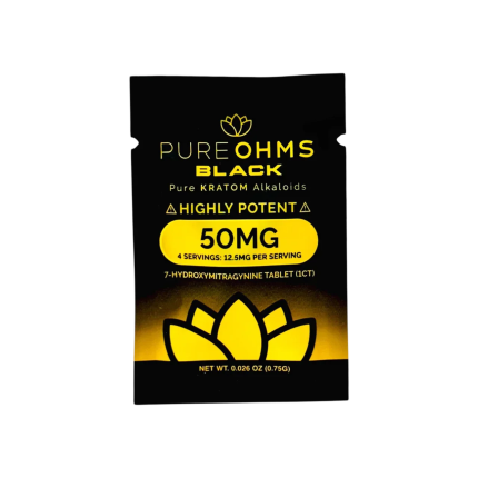 Pure Ohms Black 7OH Tablet 50MG - Seven Tech