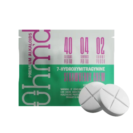 Ohm'd 2ct 7OH Chewable Tabs Strawberry Chew 40mg per Tablet - Seven Tech