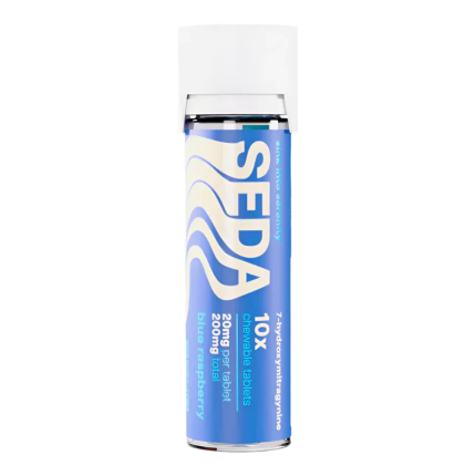 SEDA 10ct 7OH Chewable Tablet Blue Raspberry 20mg Per Tablet - Seven Tech