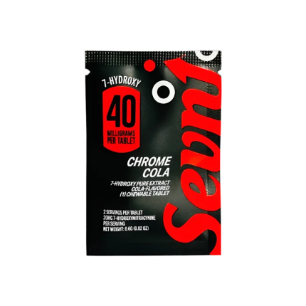 Sevn 1ct 7OH Tabs Chrome Cola Energy Drink 40mg Per Tablet - Seven Tech