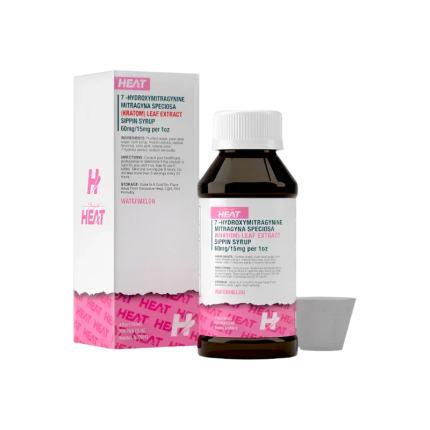 Straight Heat 7OH Sippin Syrup Watermelon 118ml 60mg - Seven Tech