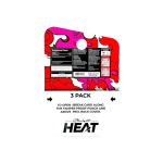 Straight Heat 3ct 7OH Eighties Pseudo Tabs Pink Lemonade 80mg per Tablet - Seven Tech