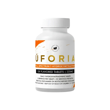 Uforia Full Spectrum 15ct 7-OH Tabs Orange 15mg Per Tablet - Seven Tech