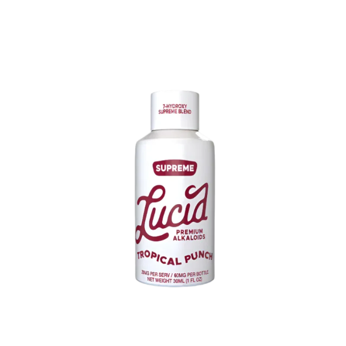Lucid 7-Hydroxymitragynine Tropical Punch Liquid Kratom Extract 60mg - Seven Tech